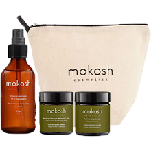 Mokosh Travel Set Face & Body Green Coffee & Tobacco Coffret 4 Produits