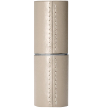La Bouche Rouge Beige Leather Lipstick Case