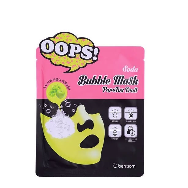 Berrisom Bubble Mask Soda PoreTox Fruit