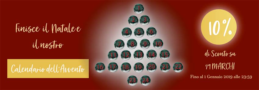 Calendario dell'Avvento BeautyTheShop. Scoprite i vostri sconti quotidiani