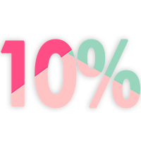 10% RABAT kun denne weekend
