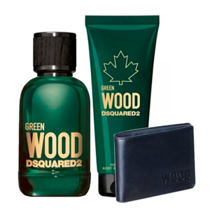  Dsquared2 Green Wood Pour Homme Eau De Toilette Spray 100ml Set 3 Pieces 2020