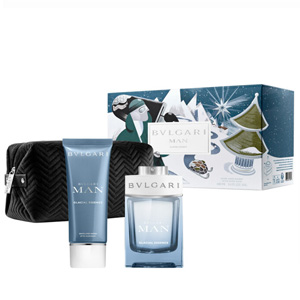 Bvlgari Man Glacial Essence Eau De Perfume Spray 100ml Set 