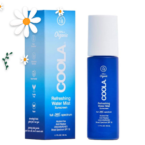 Coola Full Spectrum 360° Refreshing Water Mist Organic Face Sunscreen Spf18 50ml