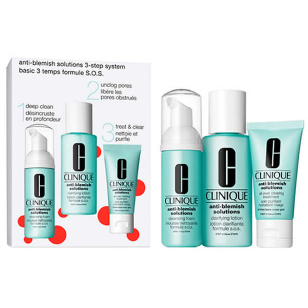 Clinique Anti Blemish Solutions 3 Step Skin Care System ...