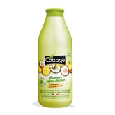 Cottage Ananas & Crème De Coco Douche & Bain Lait Hydratant 750ml