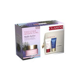 Clarins Multi-Active Jour Tagescreme bei ersten Falten speziell für trockene Haut 50ml Set 5 Artikel