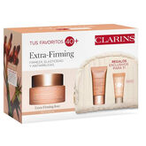 Clarins Extra-Firming Jour Tagescreme für trockene Haut 50ml Set 4 Artikel