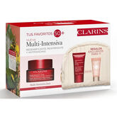 Clarins Multi-Intensive Jour Superintensive Anti-Age Tagescreme für sehr trockene Haut 50ml Set 4 Artikel