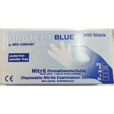 Protect Blue Guantes de Nitrilo 200 unidades talla S