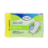 Tena Discreet Incontinence Sanitary Towel Mini 24 Units