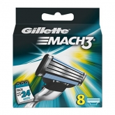 Gillette Mach3 Refill 8 Unités 