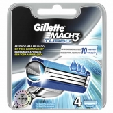 Gillette Mach3 Turbo Refill 4 Units