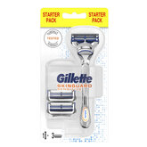 Gillette Maquinilla Skinguard Sensitive + 3 recambios