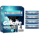 Gillette Mach3 Turbo Charger 4 Units