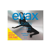 Evax Liberty Notte Normal With Wings Sanitary Towels 12 Units