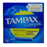 Tampax Compak Regular 18 Unités