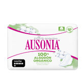 Ausonia Organic 100% Notte Alas 9 Unità