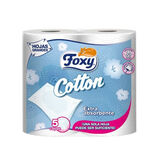 Foxy Cotton Toilettenpapier 5 Schichten 4 Rollen