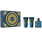 Versace Eros Eau De Toilette Spray 50ml Set 3 Pieces