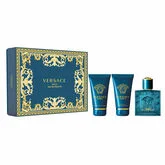 Versace Eros Eau De Toilette Spray 50ml Set 3 Pieces
