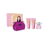 Versace Bright Crystal Eau De Toilette Spray 90ml Set 4 Piezas Versace Bright Crystal Eau De Toilette Spray 90ml Set 4 Piezas