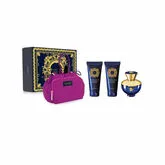 Versace Dylan Blue Pour Femme Eau De Parfum Spray 100ml Set 4 Piezas Versace Dylan Blue Pour Femme Eau De Parfum Spray 100ml Set 4 Piezas