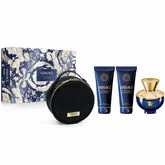 Versace Dylan Blue Pour Femme Eay De Parfum Spray 100ml Set 3 Artikel Versace Dylan Blue Pour Femme Eay De Parfum Spray 100ml Set 3 Artikel
