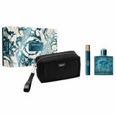 Versace Eros Pour Homme Eau De Toilette Spray 100ml Set 3 Piezas Versace Eros Pour Homme Eau De Toilette Spray 100ml Set 3 Piezas