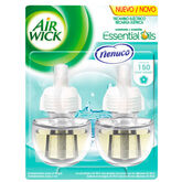  Air-Wick Essential Oils Ambientador Eléctrico Nenuco Recambio 2 Unidades