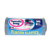 Albal Handy Bag Ultra Resistant Trash Bag Elastic Fixation 30l 15 Units