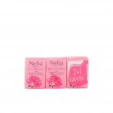 Nelia Agua De Rosas Soap 3x125g