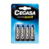Cegasa AA Saline Battery 1,5v R6 4 Units
