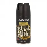Babaria Black Gold Deodorant Spray 150ml+50ml Free