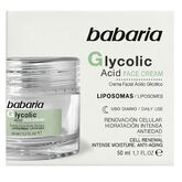 Babaria Glycolic Acid Crema Facial Renovación Celular 50ml