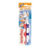 Licor Del Polo 3D Clean Spazzolino Da Denti 2x1 