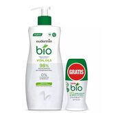 Eudermin Bio Vital Oils Protective Body Cream 400ml Set 2 Pieces