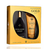 Instituto Español Posseidon Gold Men Eau De Toilette Spray 150ml Set 2 Piezas