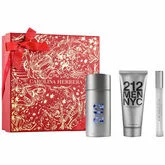 Carolina Herrera 212 Men Eau De Toilette Spray 100ml Set 3 Pieces Carolina Herrera 212 Men Eau De Toilette Spray 100ml Set 3 Pieces