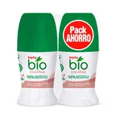 Byly Bio Natural 0% Invisible Deodorant Roll On 2x50ml