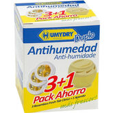 Humydry Lemon Scented Moisture Absorber 3 Pack Refills + 1 Free Device