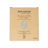 Arganour Organic Cotton Face Mask With Hylaruronic Acid 2 Units