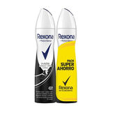 Rexona Desodorante Motion Sense Invisible On Black&White Clothes Spray 2x200ml