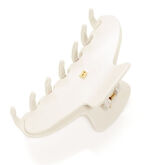 Balmain Cellulose Acetate Pince à Cheveux Large White