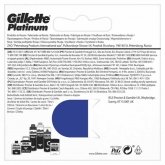 Gillette Platinum Hojas De Afeitar Para Hombre, 5 Uds.