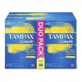 Tampax Compak Regular 2x18 Units