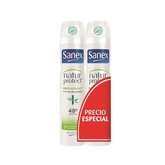 Sanex Natur Protect 0% Fresh Bamboo Déodorant Vaporisateur 2x200ml