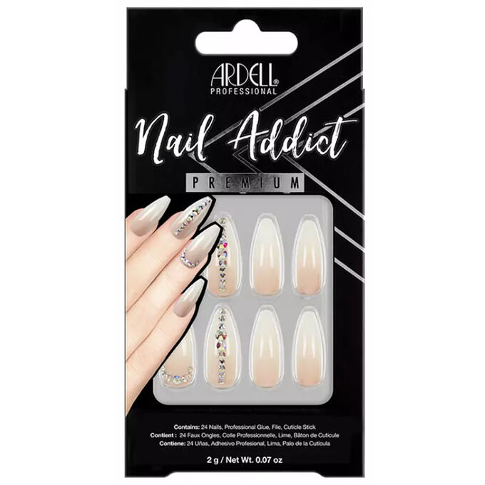 Ardell Nail Addict Nude Light Crystal False Nails Parfums de niche