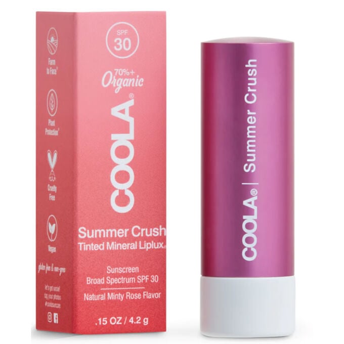 Coola Mineral Liplux Organic Tinted Lip Balm Sunscreen Summer Crush Spf30 4.2ml Niche Perfumes