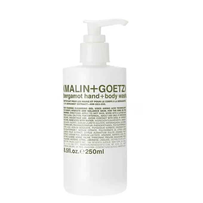 Malin+Goetz Bergamot Hand Body Wash 250ml